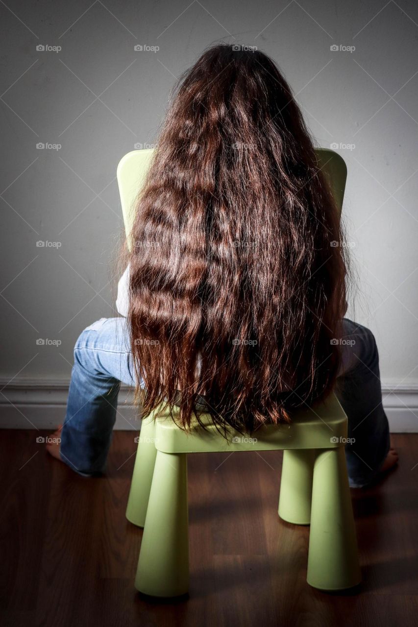 Girl with a gorgeous long hair