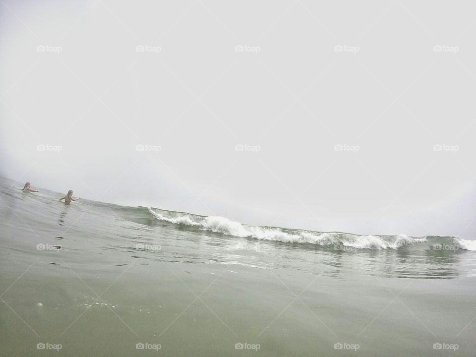 gray days at the beach