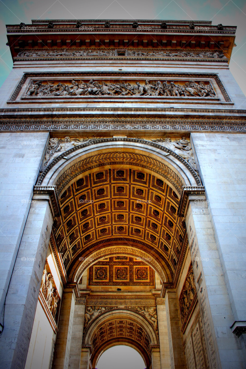 iconic monument arc de triomphe impressive by stevehardley7