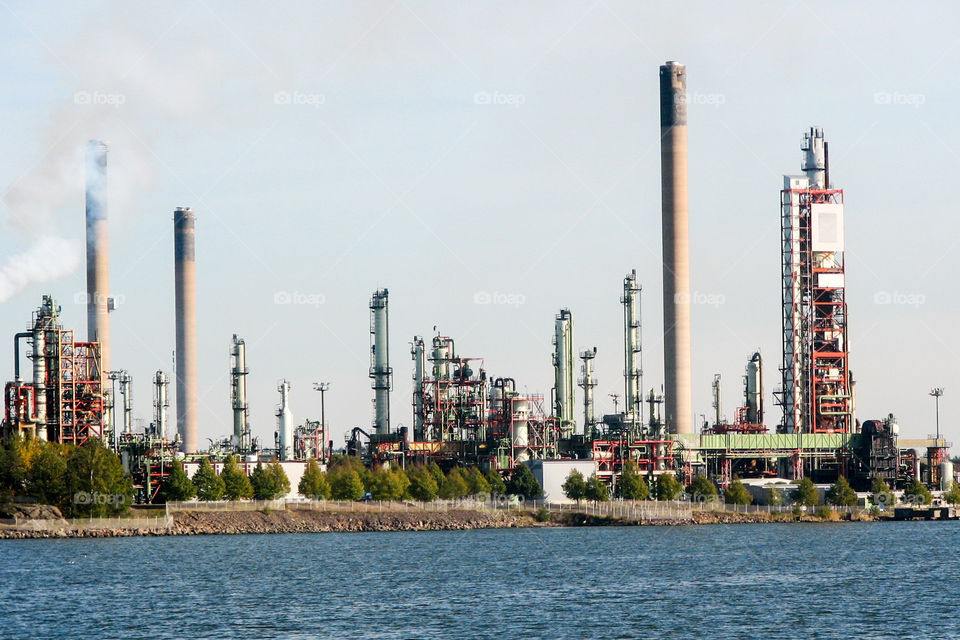 oil refinery in Finland
