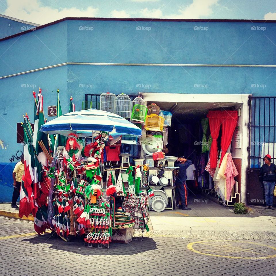 Mexican shop. little shop for Mexican celebrationday