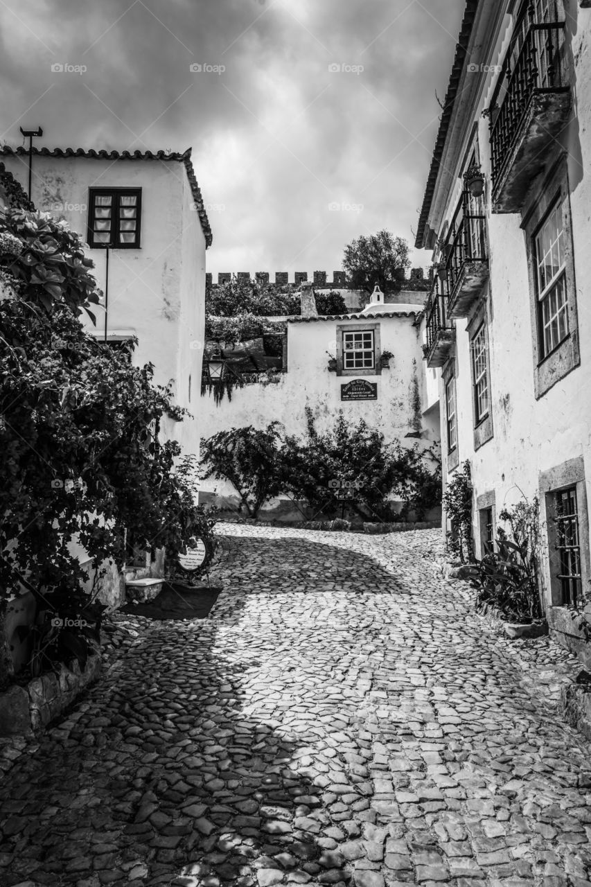 Village street in Portugal