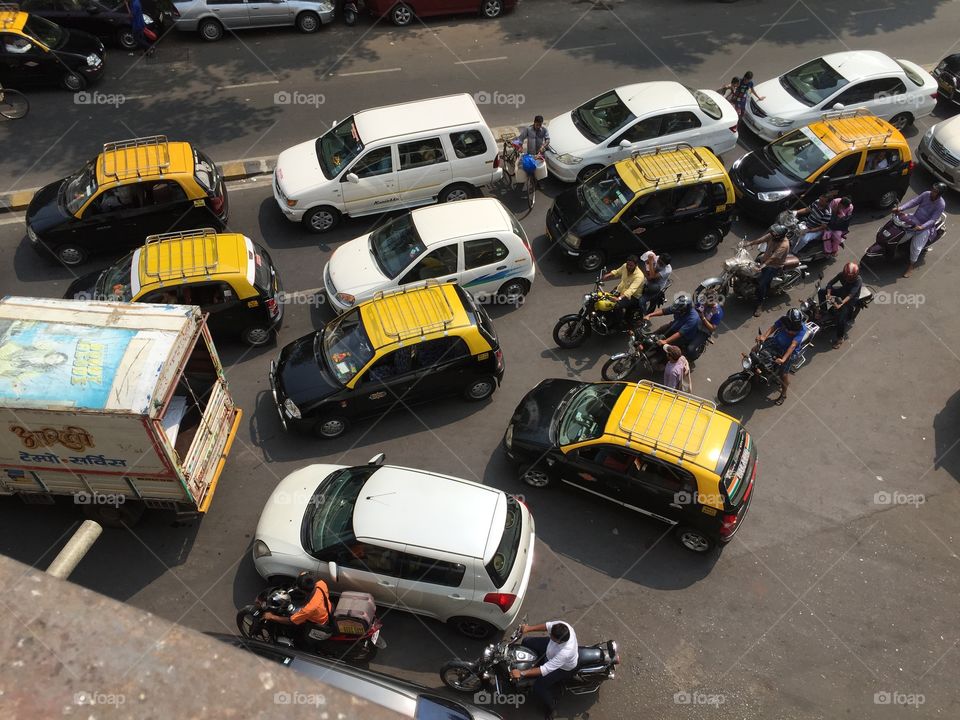 Indian cabs from above 