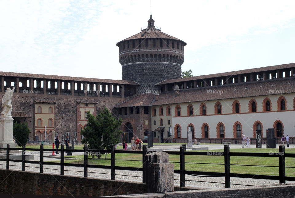 Italy, Milan, Sforzesco Castle