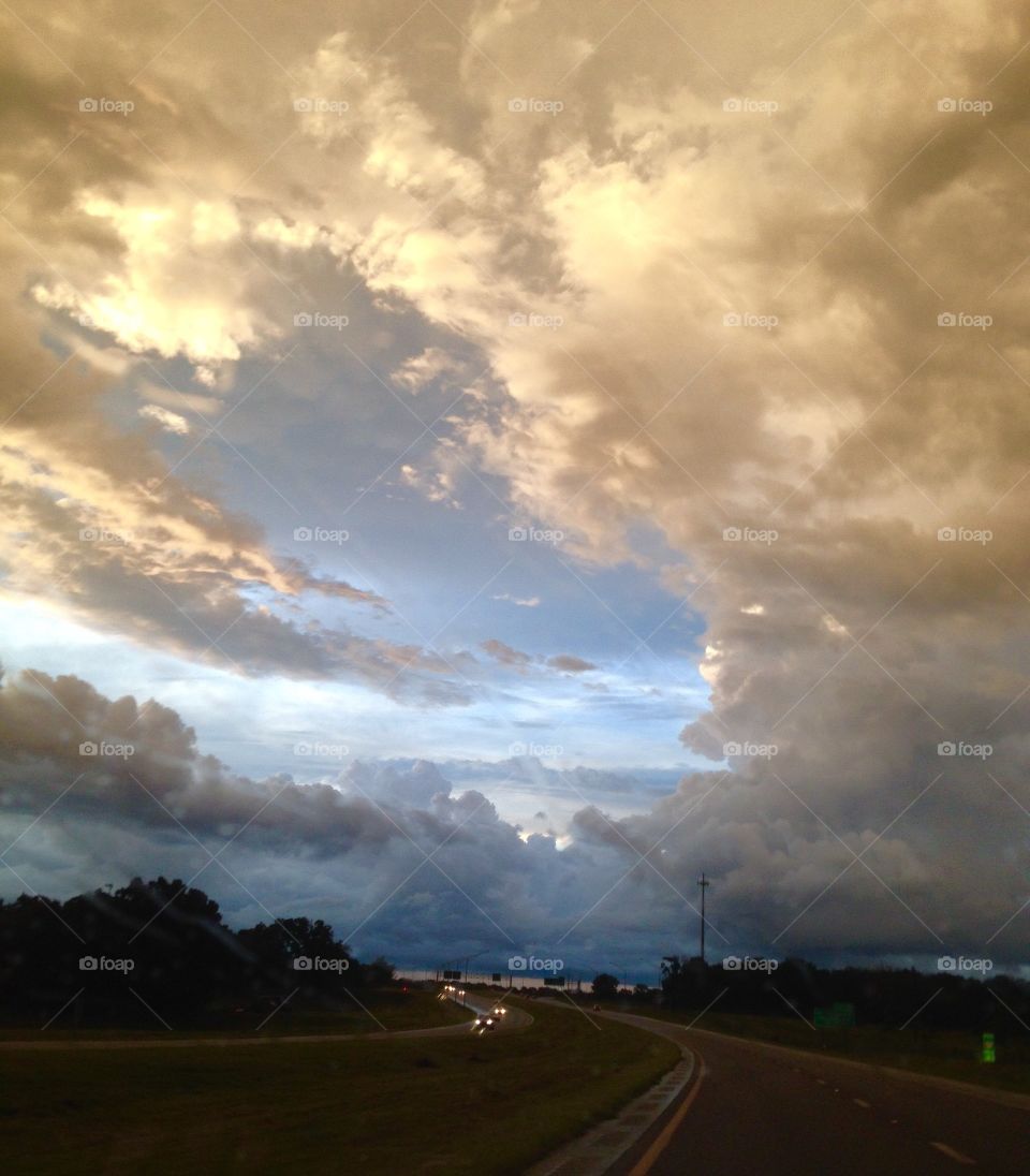 Highway clouds