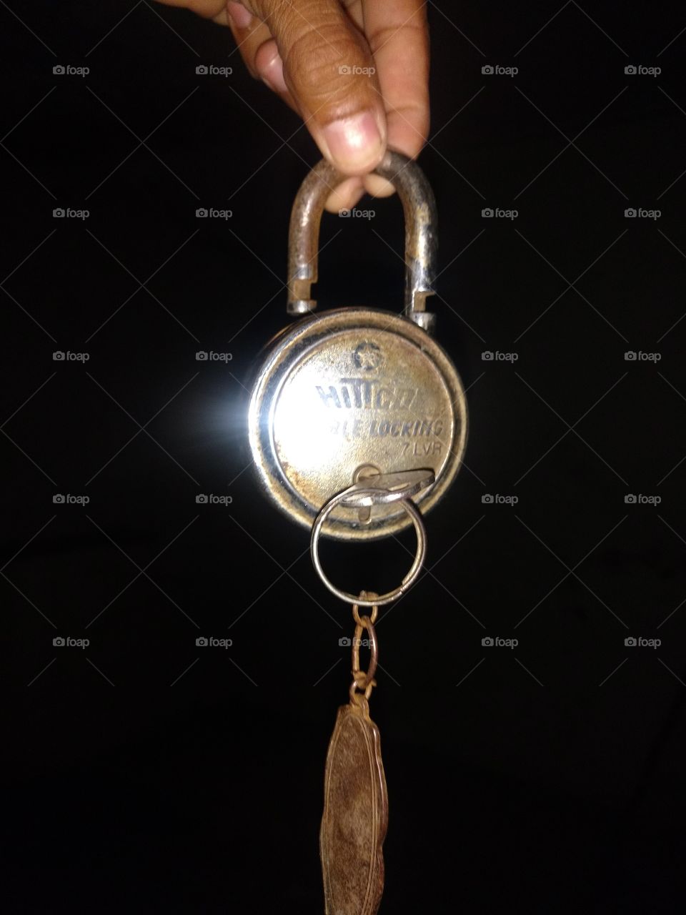 Lock with Key in the hand