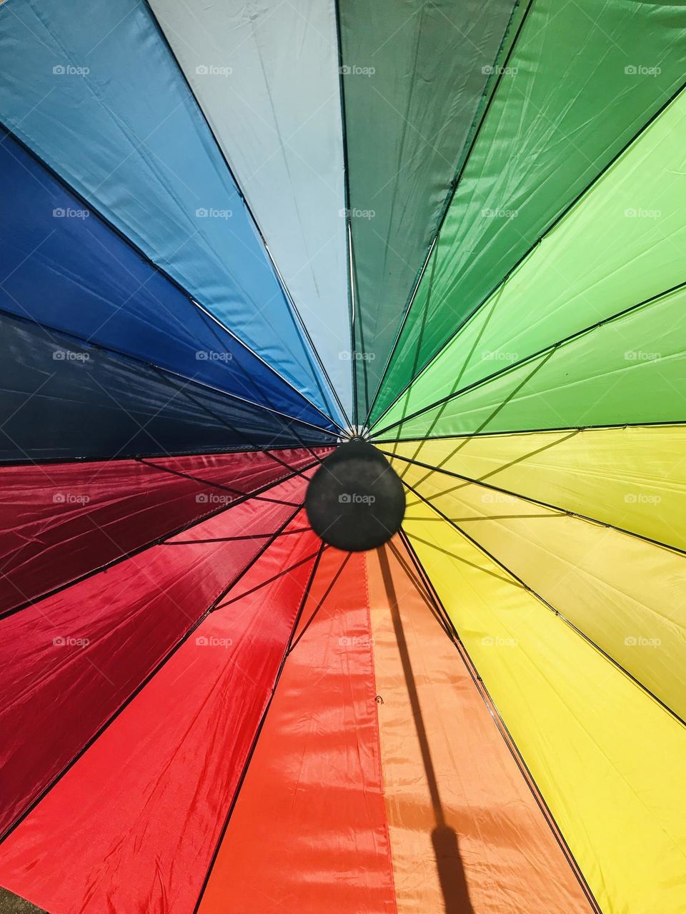 rainbow umbrella