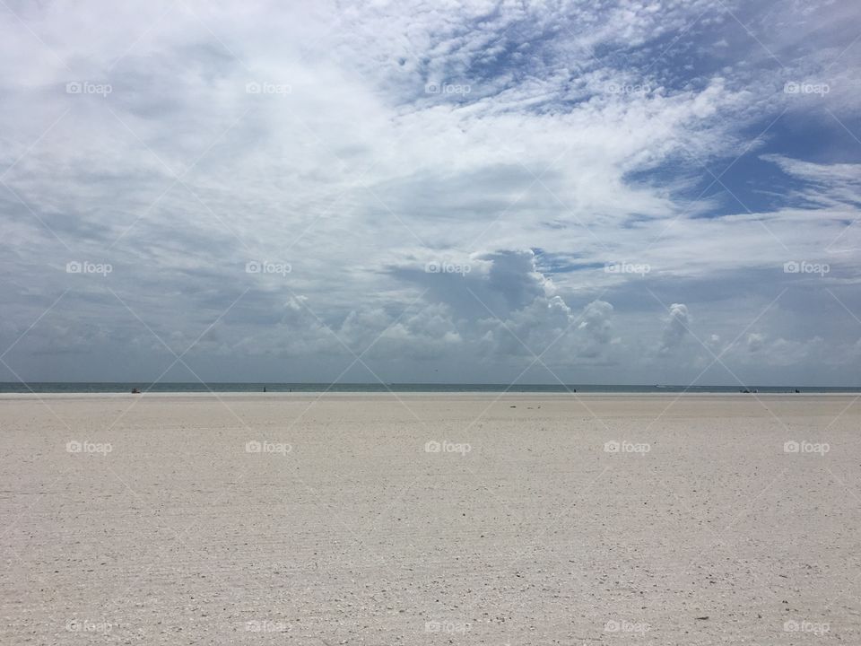 Clouds are beautiful, sunny day. 