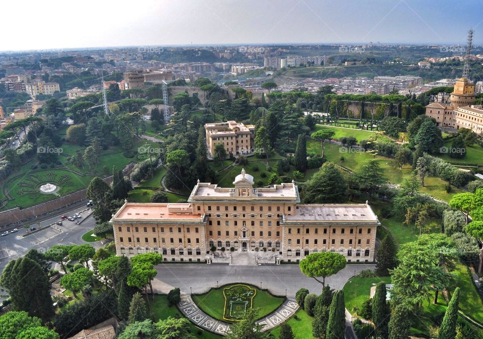 Vatican, from the St. Peter cathedral