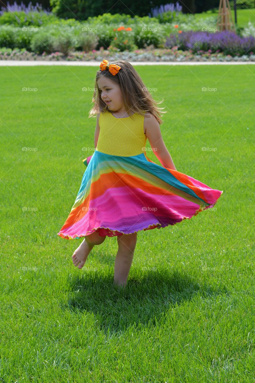 Rainbow twirl