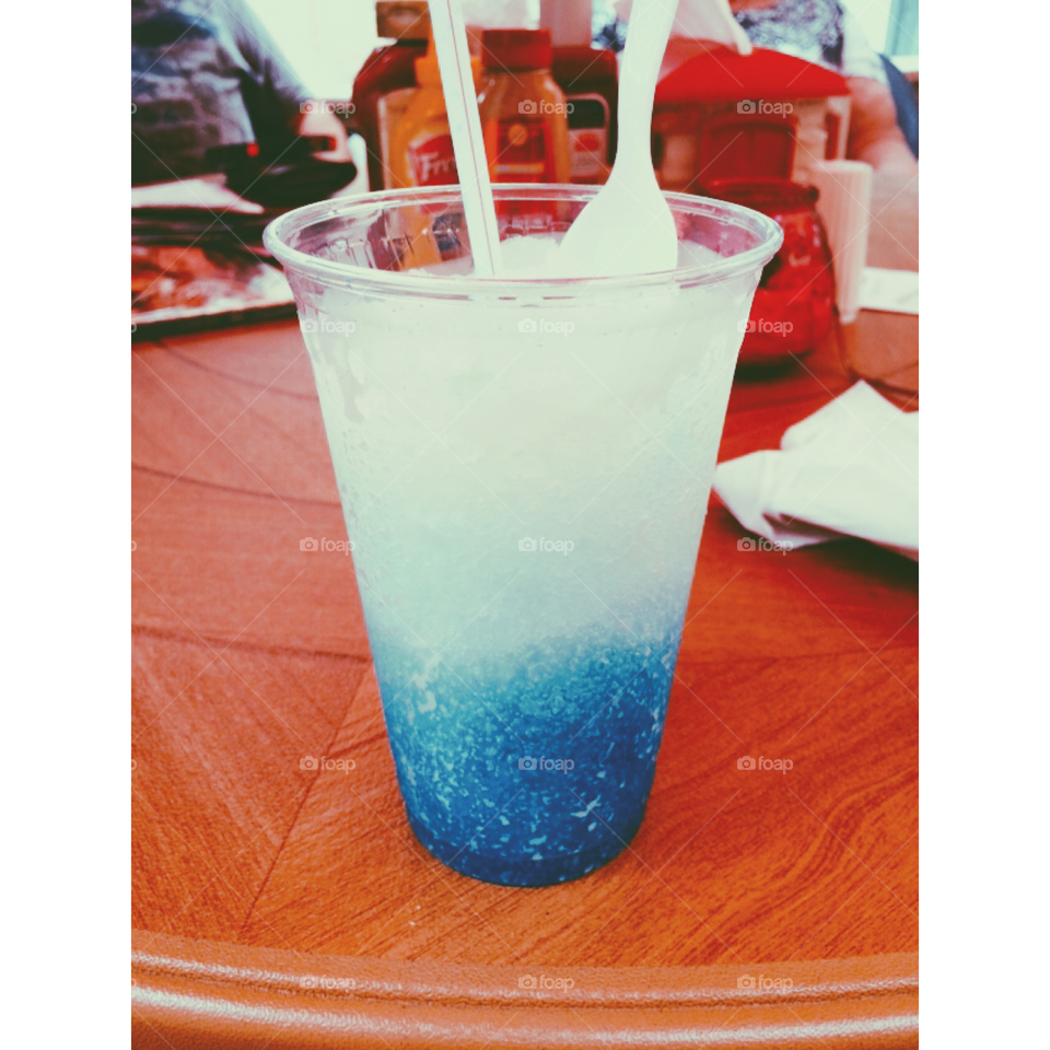 Blue drinks 