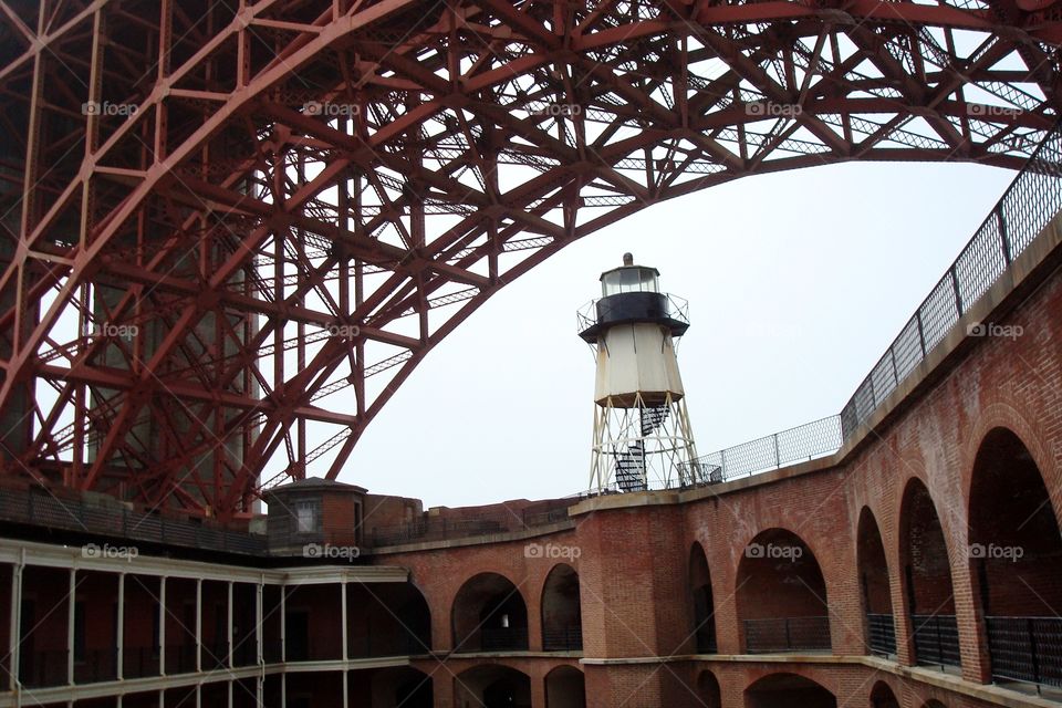 under the Golden Gate
