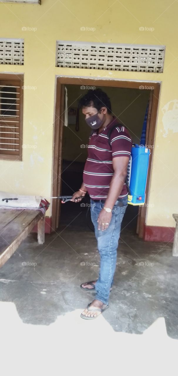 UP India Chakia Chandauli Rural Development Cleanliness Work