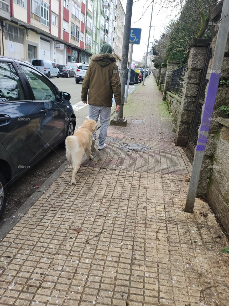 walking with best friend of us