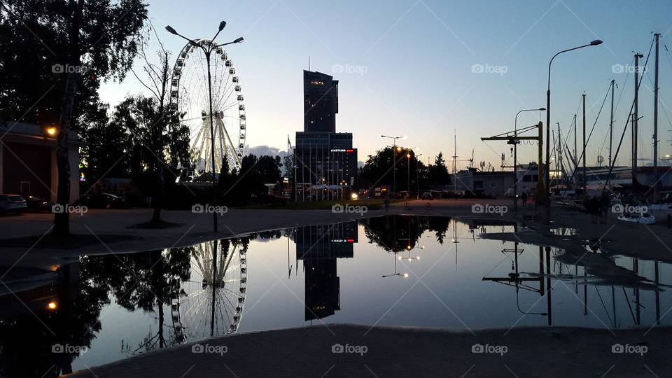 Evening in Gdynia 