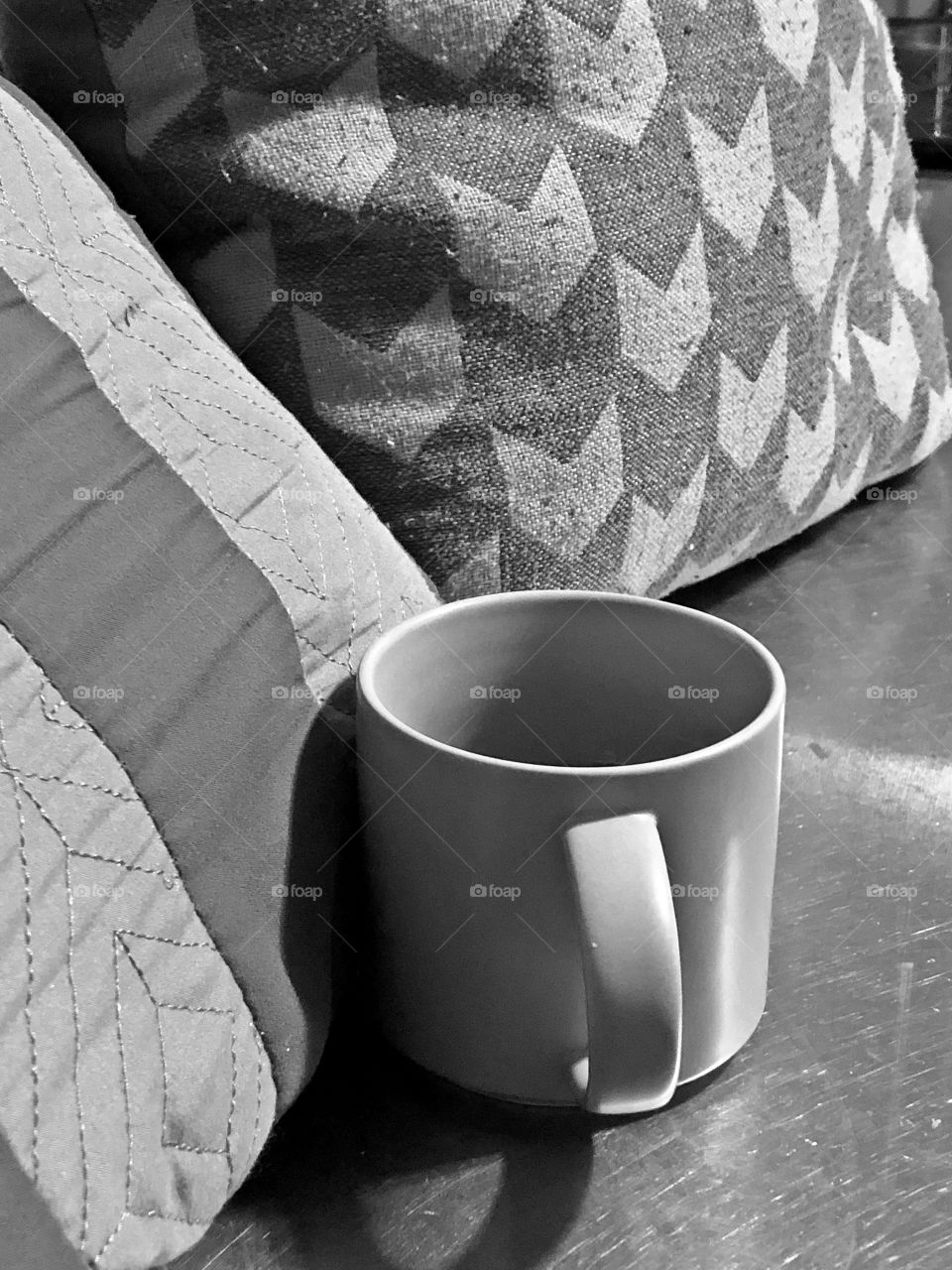 Black and white mug /patterns