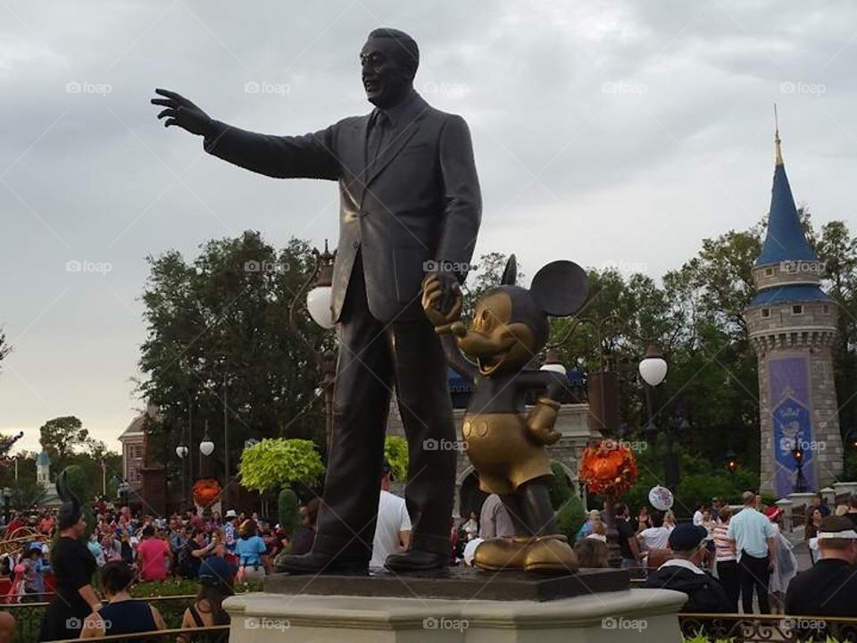 Walt Disney with Mickey #1