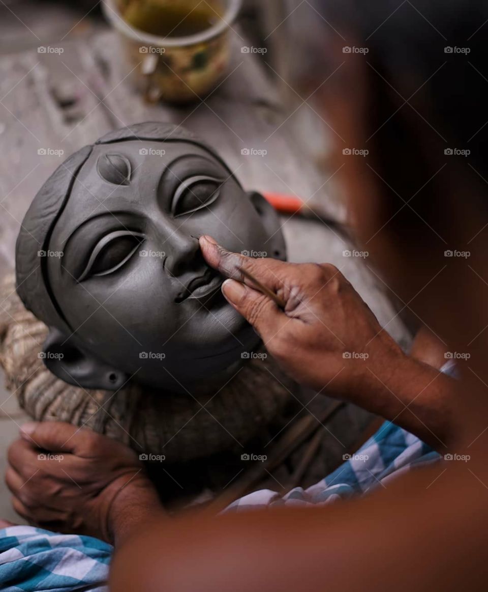 Statue making # photography