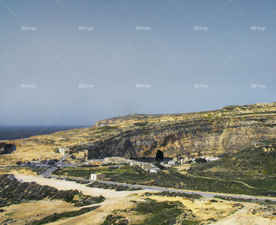 View at azure window, malta