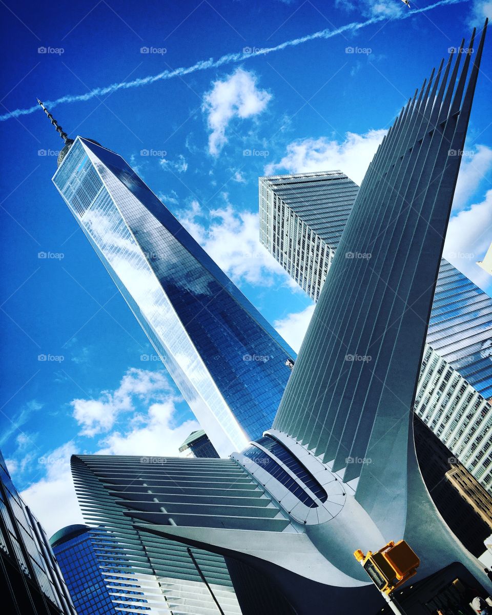 Architecture, Skyscraper, City, Business, Sky