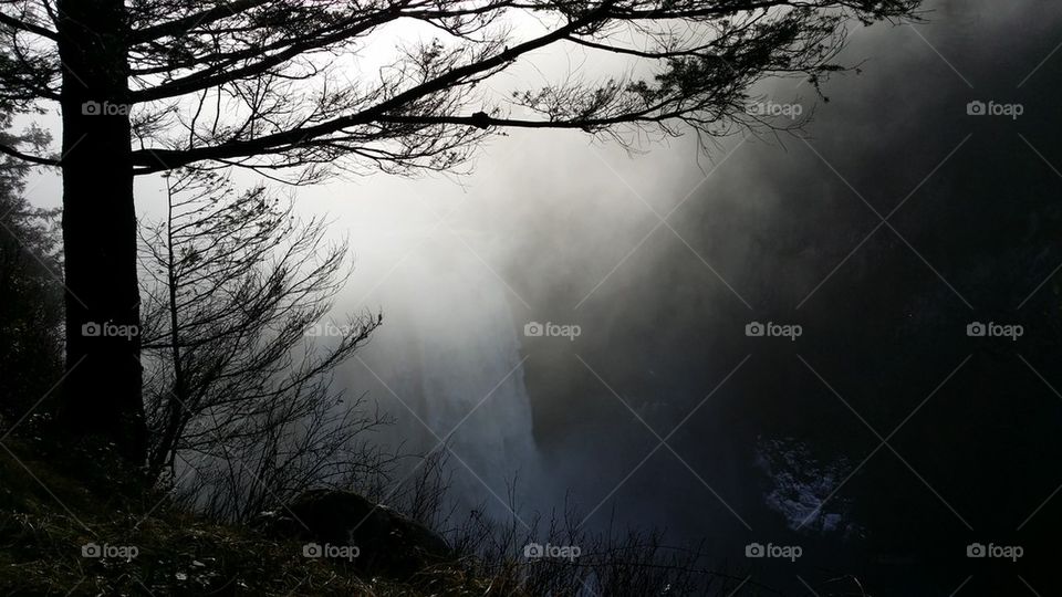 Misty Waterfall