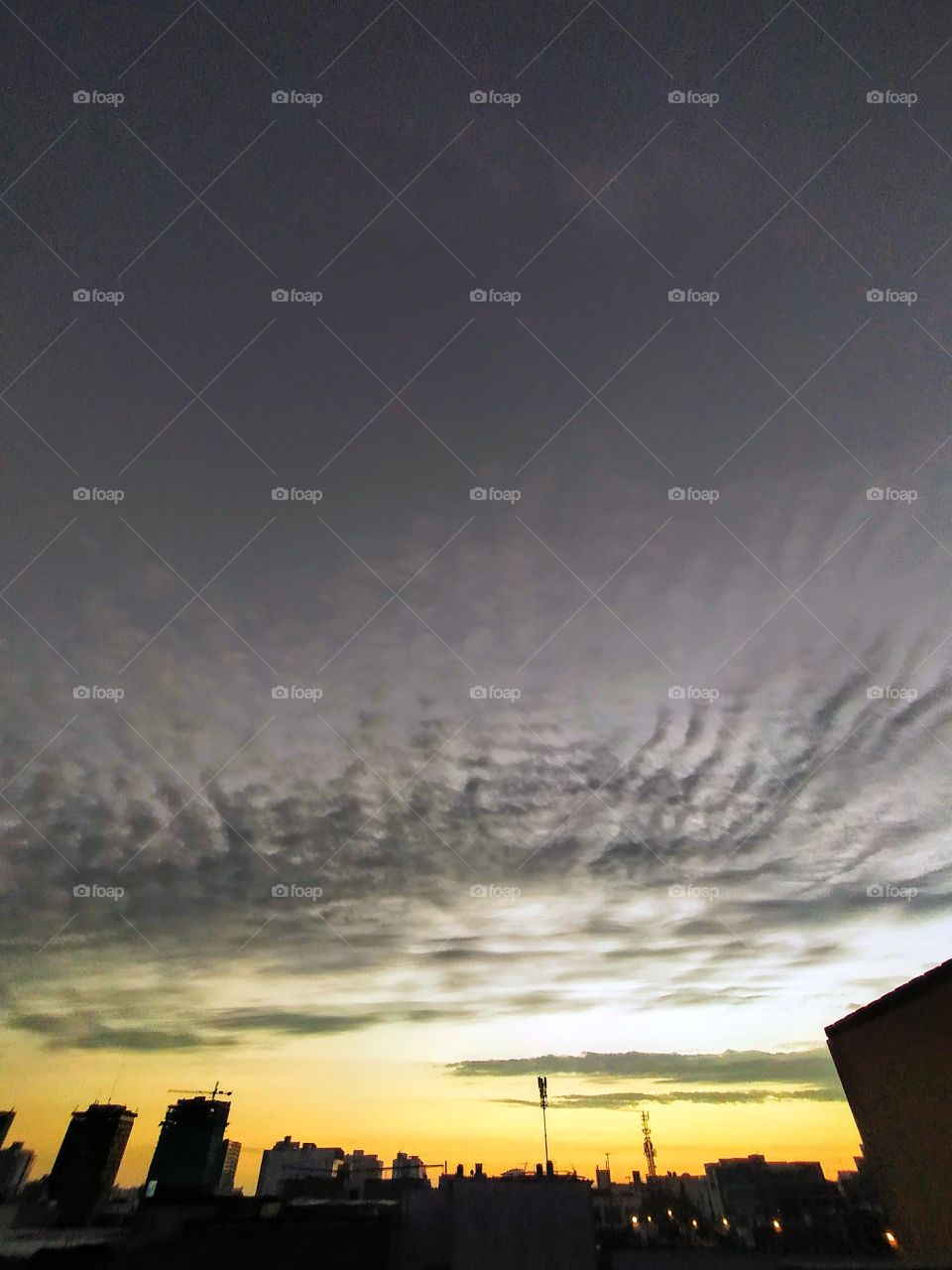 Sunset during COVID-19 quarantine