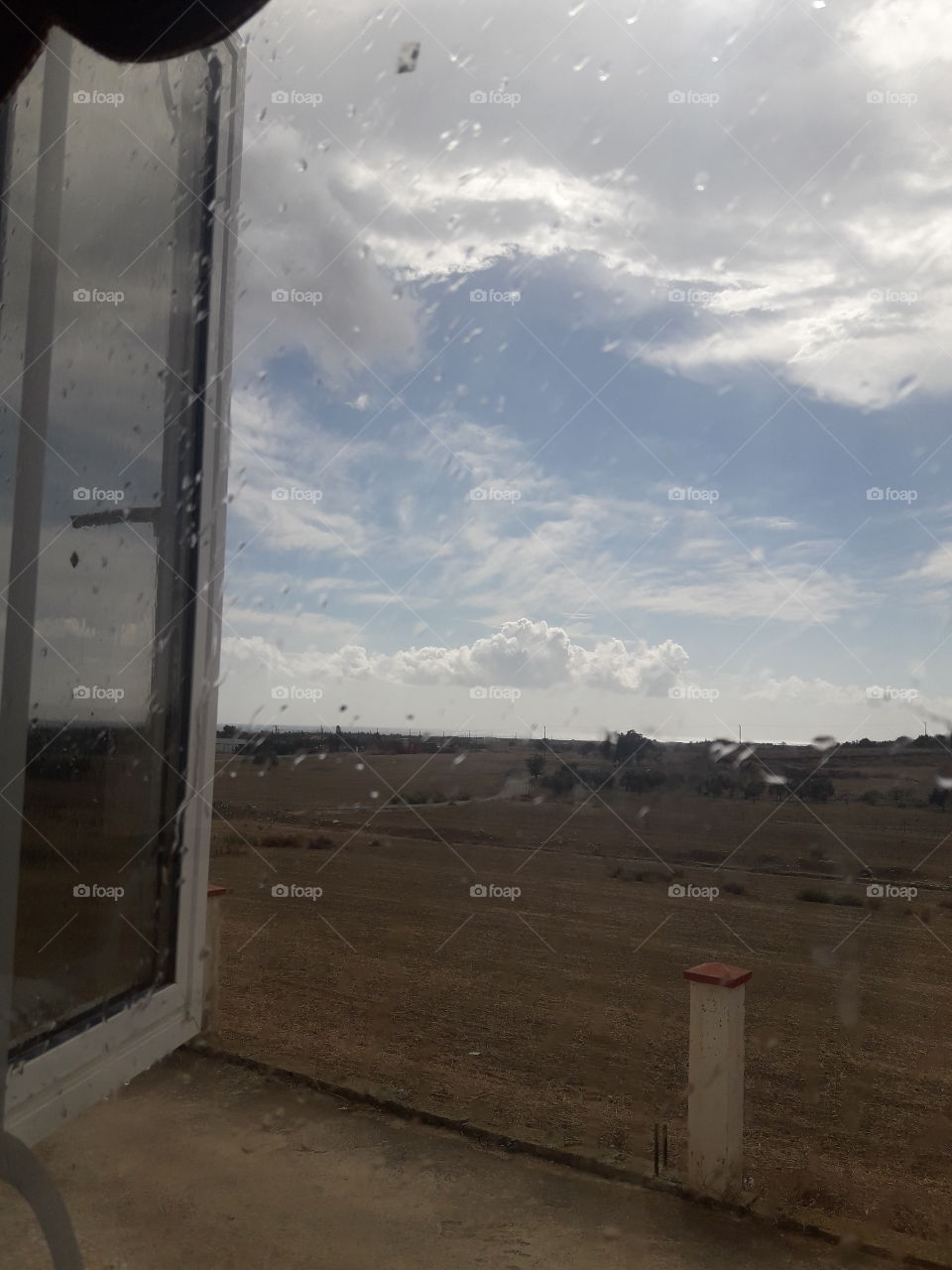 beautiful day with rain and cloud