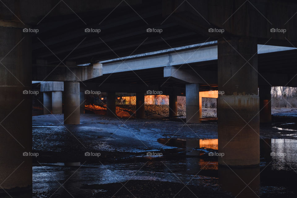 Under the overpass