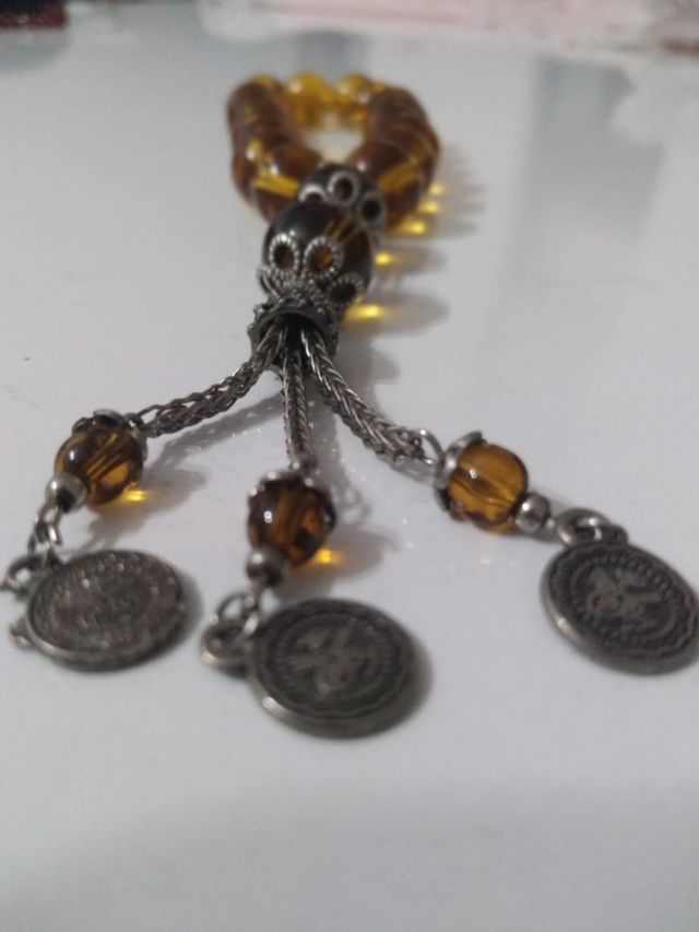 Silver rosary