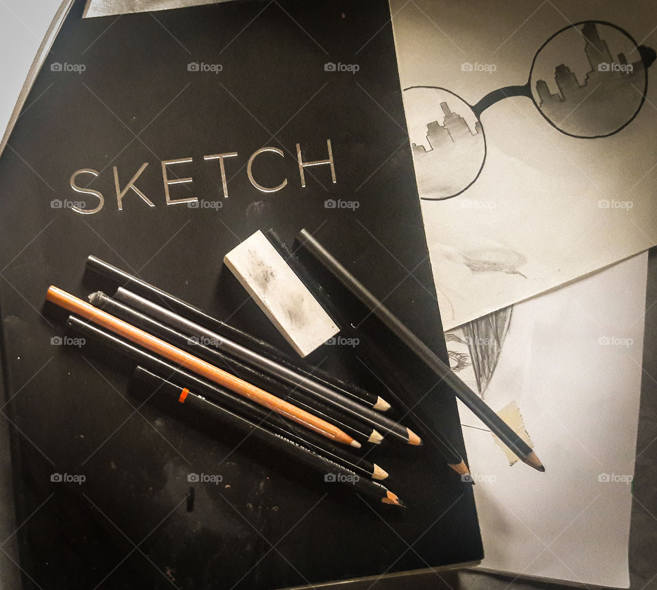 Sketch your creativity onto paper.