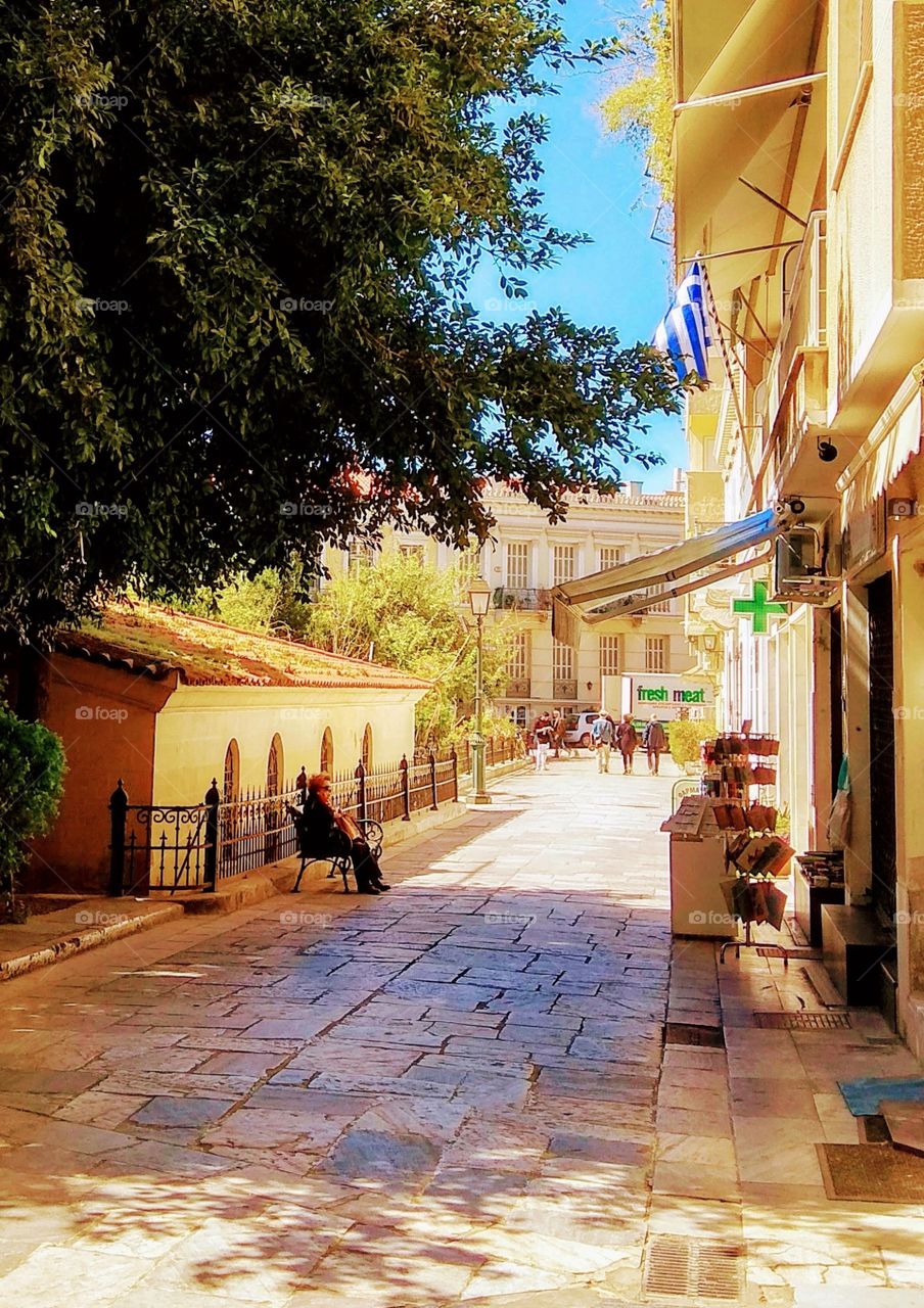 Athens plaka old town