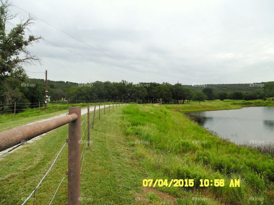 local ranch road. This is the ranch house that I stopped at when I took the photos of the Texas pond water 💦 near Graham Texas