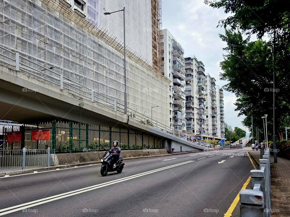 Commuting by motorcycle