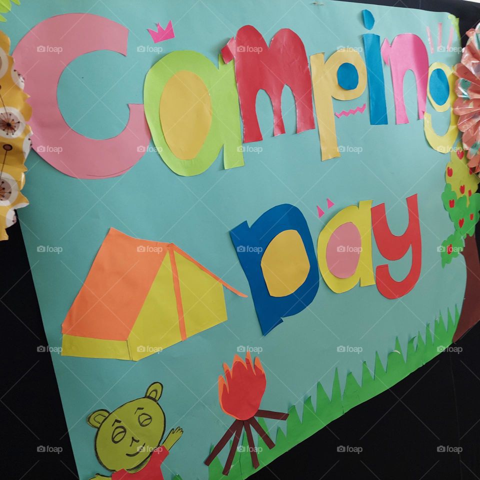 camping day event to enliven children's day, educate to live independently