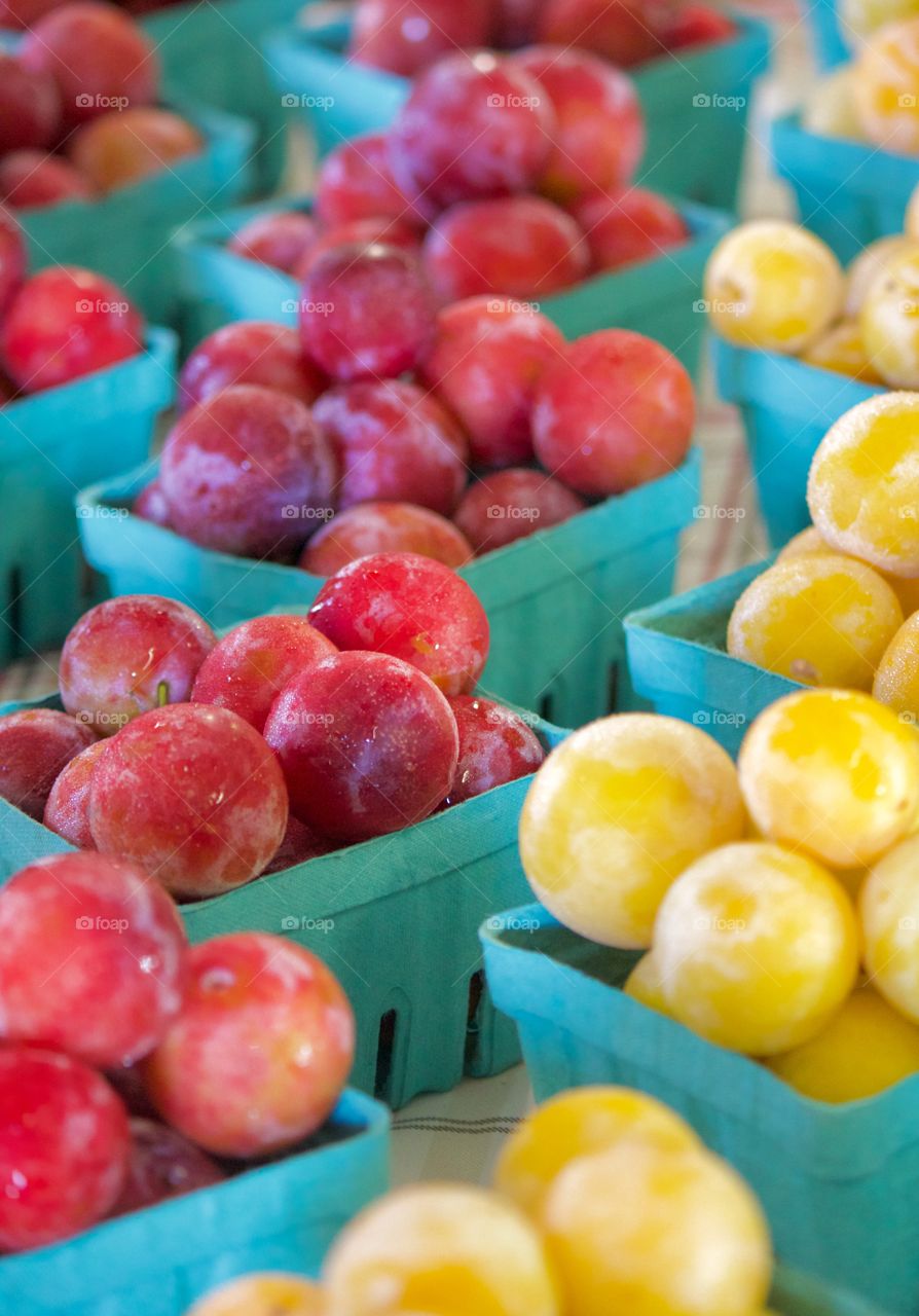 Fresh variety of plums