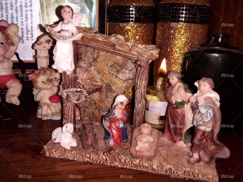Um presépio católico 🙏