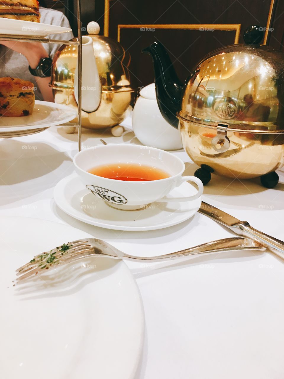 High tea in luxury way
