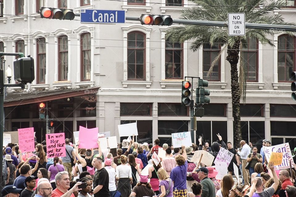 Woman's March on New Orleans