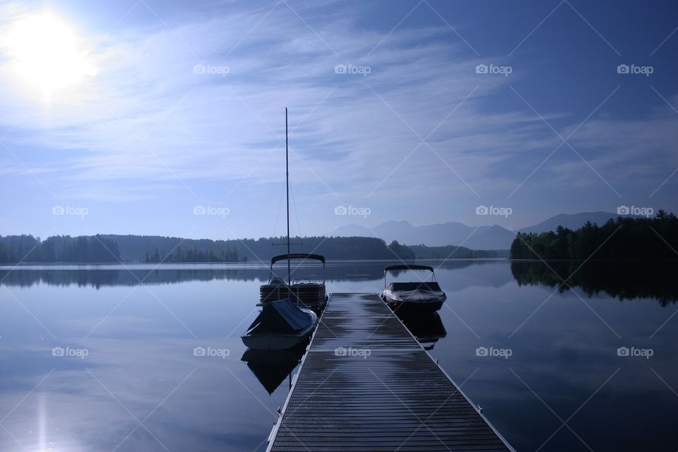 Boats on the lake