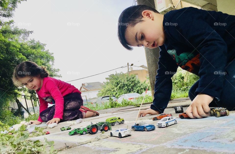 Kids in the City of Chalk