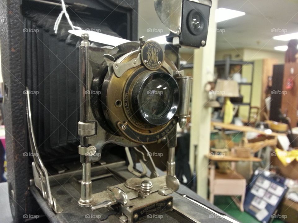 vintage bellows camera