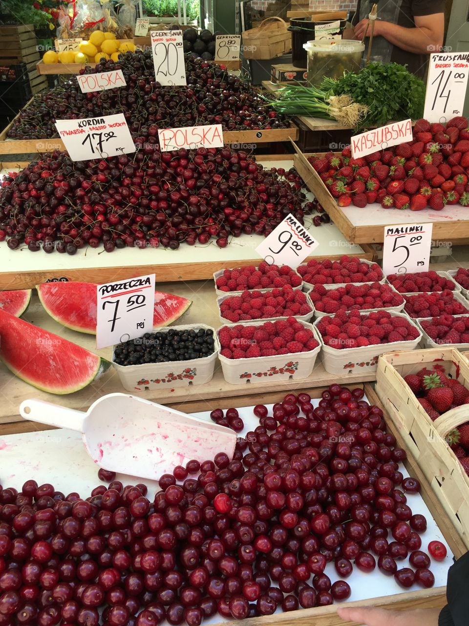 Fruit stand in Poland 
