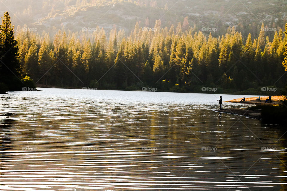 Fishing at Hume Lake