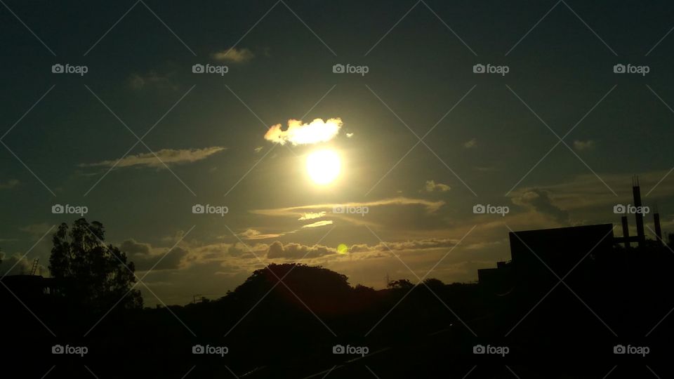 lovely evening's with clouds