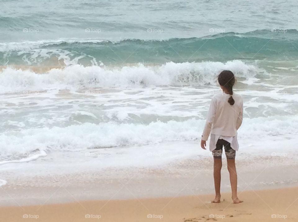 Girl by the sea