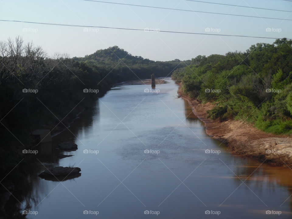 Brazos river. This is another picture of the Brazos river located south of Graham Texas