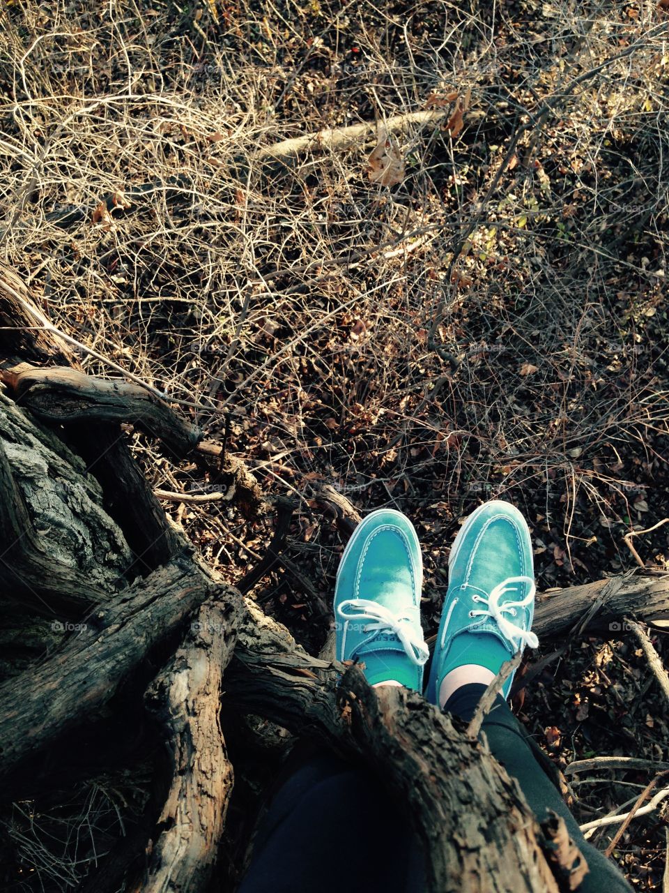 Ma blue shoes