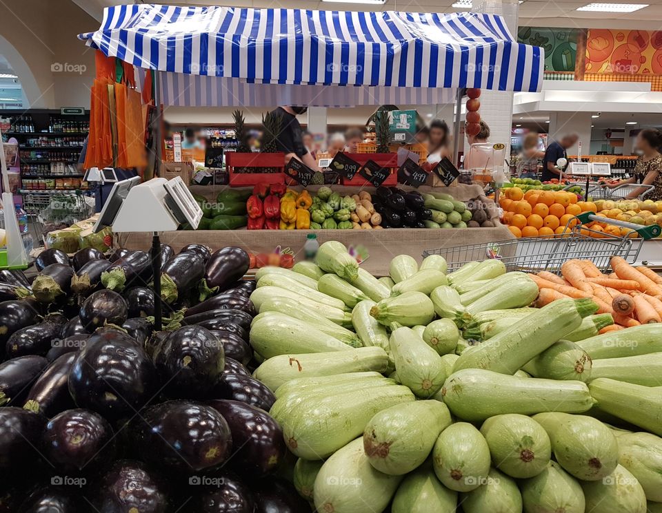 Fair - a lots of vegetables