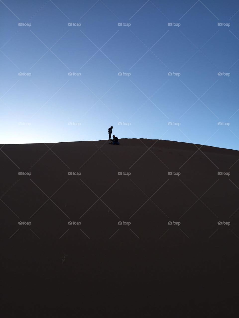 sand dunes in desert of Morocco. chgaga