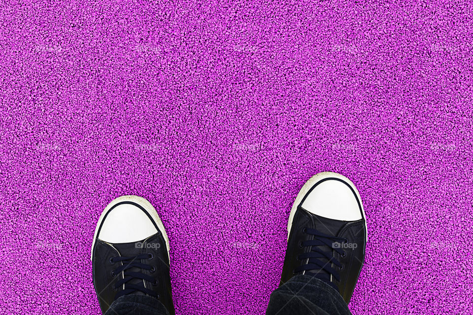 From where I stand ... purple